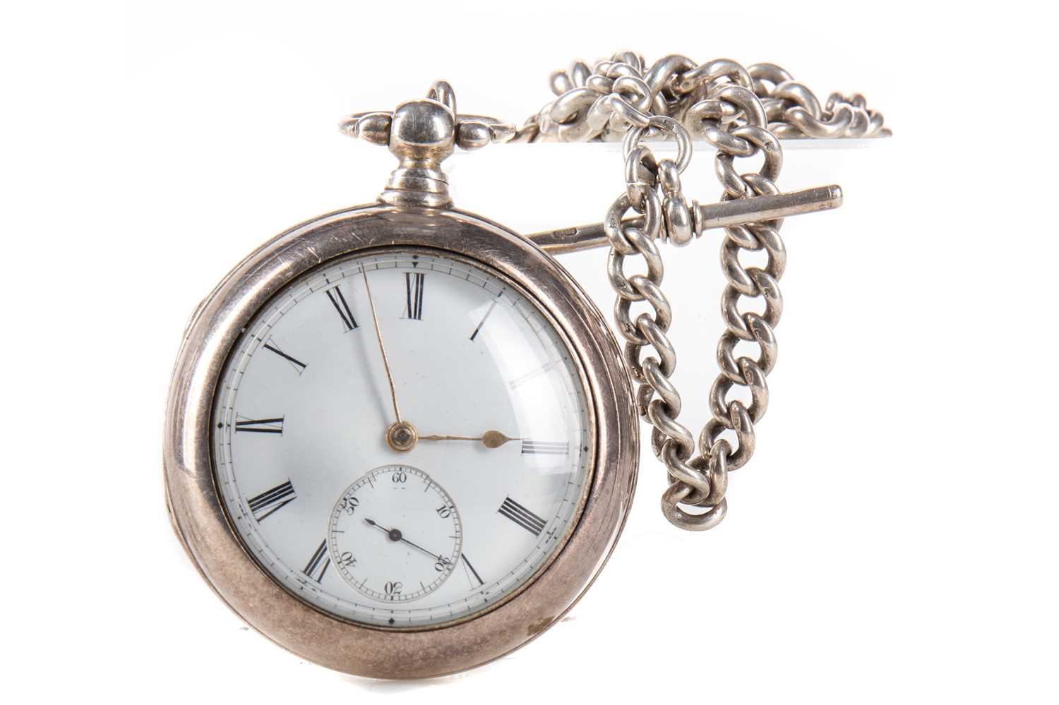 VICTORIAN SILVER PAIR CASED POCKETWATCH BY DAVID BURNFIELD OF PERTH - Image 2 of 2