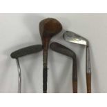 GROUP OF VARIOUS GOLF CLUBS