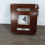PERPETUAL WALL CALENDAR AND OTHER ITEMS