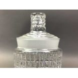 WATERFORD CRYSTAL BISCUIT/CONFECTIONARY LIDDED JAR