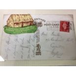 GROUP OF VARIOUS STAMPS AND POSTCARDS