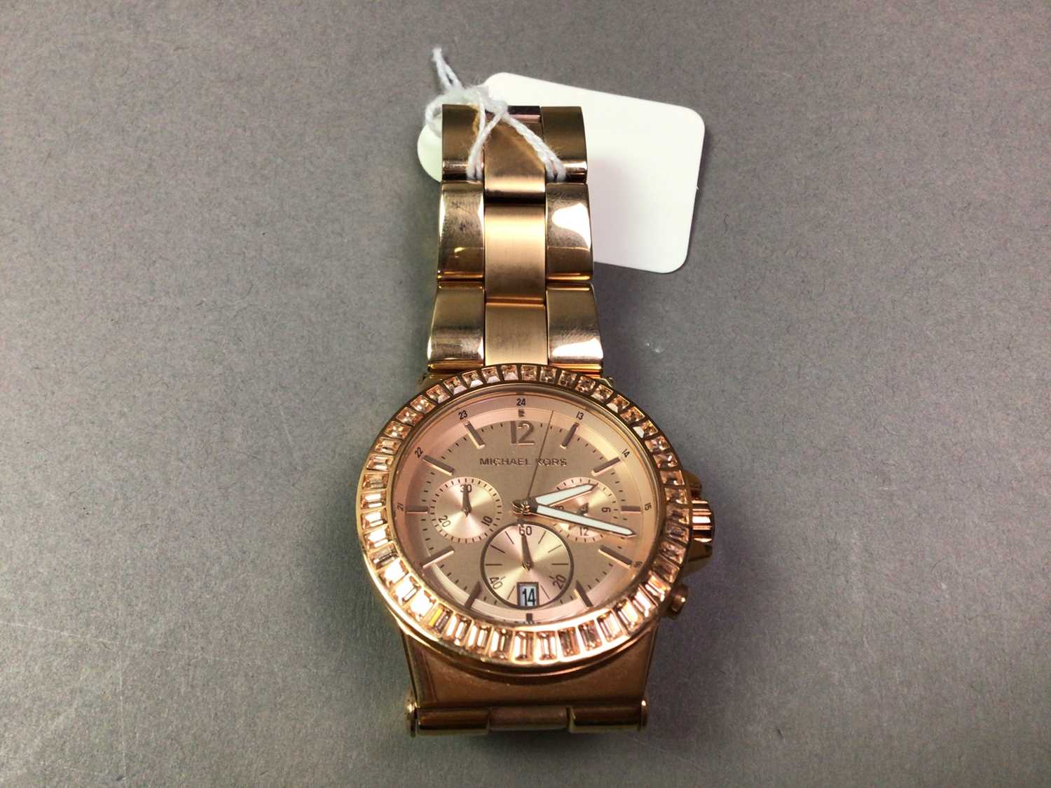 MICHAEL KORS ROSE GOLD PLATED WRIST WATCH - Image 2 of 2