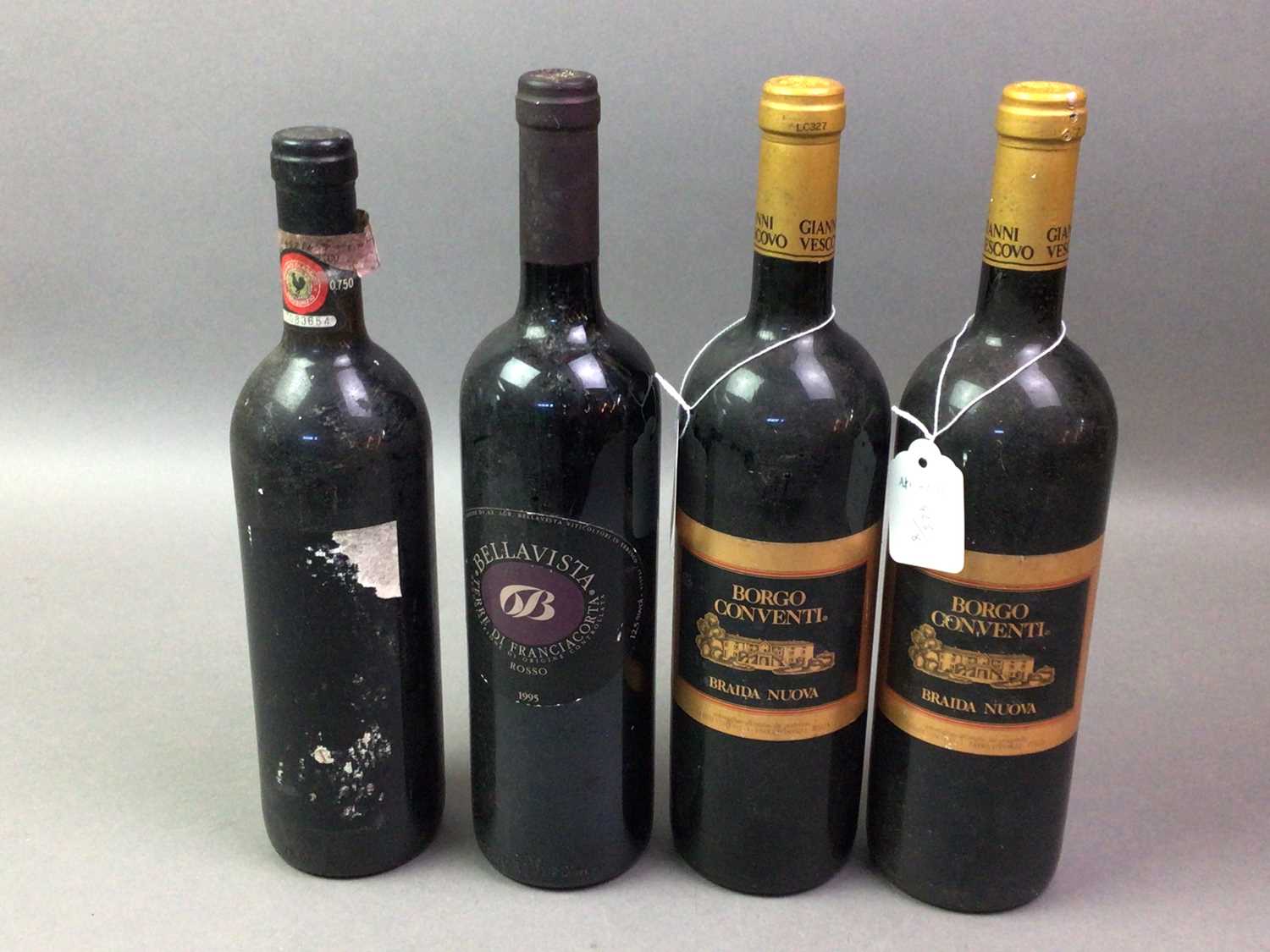8 BOTTLES OF ITALIAN RED WINE INCLUDING SELLA & MOSCA 1989 MARCHESE DI VILLAMARINA - Image 2 of 2