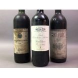 8 BOTTLES OF ITALIAN RED WINE INCLUDING SELLA & MOSCA 1989 MARCHESE DI VILLAMARINA