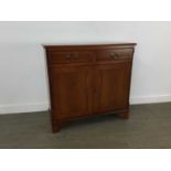 YEW WOOD REPRODUCTION SIDE CABINET