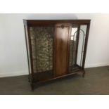 MAHOGANY DISPLAY CABINET