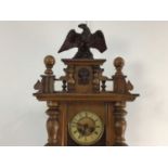 CHAS. L. REIS & CO OF GLASGOW WALL CLOCK 20TH CENTURY