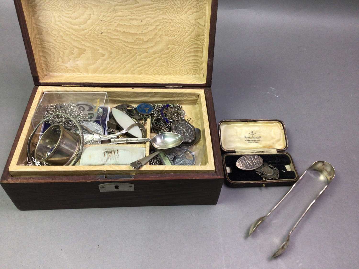 COLLECTION OF SILVER AND OTHER JEWELLERY AND OTHER ITEMS - Image 2 of 2