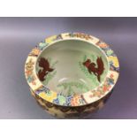 JAPANESE CERAMIC FISH BOWL