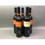 FIVE BOTTLES OF WILLIAMS & HUMBERT SHERRY INCLUDING A WINTER'S TALE AMONTILLADO