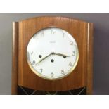 GERMAN WALNUT WALL CLOCK BY MAUTHE