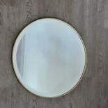 CIRCULAR BEVELLED WALL MIRROR