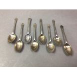 GROUP OF SILVER TEASPOONS