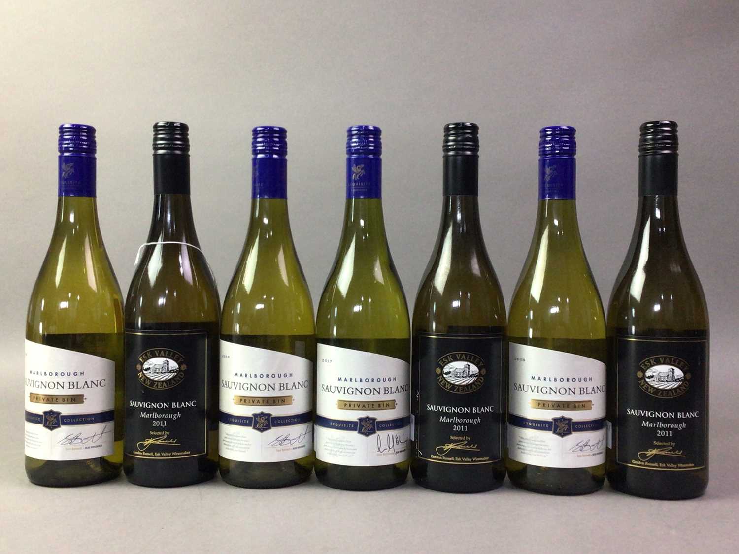 SEVEN BOTTLES OF NEW ZEALAND SAUVIGNON BLANC WHITE WINE INCLUDING ESK VALLEY 2011 - Image 2 of 2