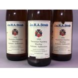 FOUR BOTTLES OF GERMAN RIESLING WINE INCLUDING DOKTOR ITSCHNER 1989 RIESLING KABINETT