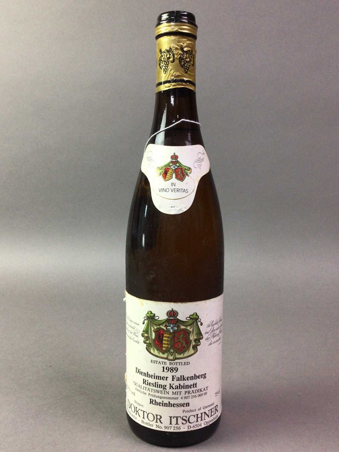 FOUR BOTTLES OF GERMAN RIESLING WINE INCLUDING DOKTOR ITSCHNER 1989 RIESLING KABINETT - Image 2 of 2