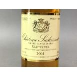 COLLECTION OF FRENCH FORTIFIED WINE AND DESSERT WINE INCLUDING CHATEAU SUDUIRAUT 2004 SAUTERNES