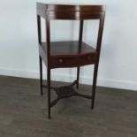 VICTORIAN MAHOGANY WASHSTAND