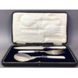 SILVER DESSERT SERVING SET