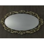 OVAL MIRROR 20TH CENTURY