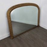 VICTORIAN OVERMANTLE MIRROR LATE 19TH CENTURY