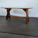 REFECTORY PINE KITCHEN TABLE WITH SIX CHAIRS