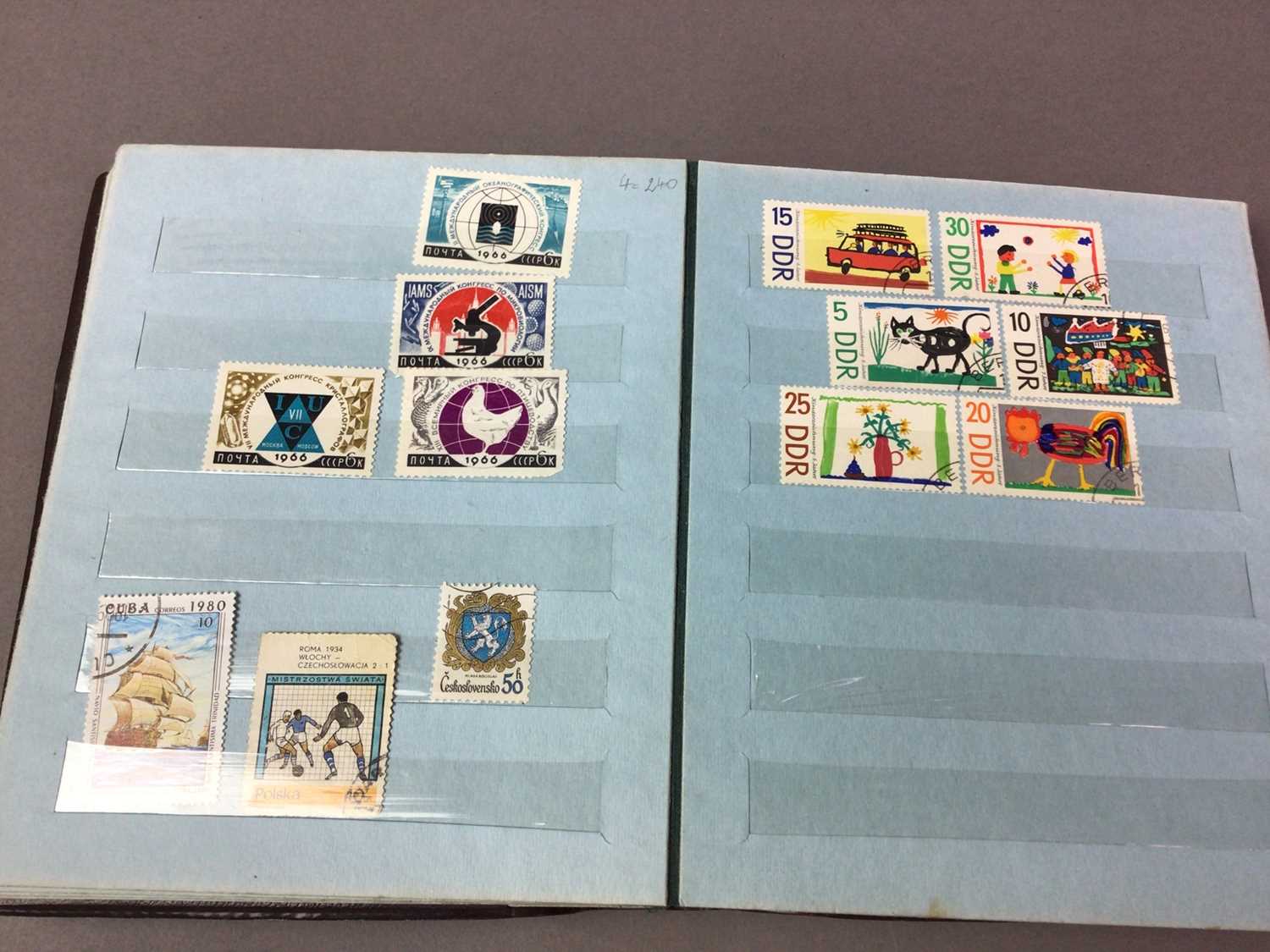 GROUP OF STAMP ALBUMS - Image 3 of 8