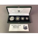 1997 SILVER PROOF BRITANNIA COLLECTION CASED