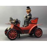 TIN PLATE CRAGSTON SHAKING CAR AND OTHER TOYS