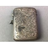 GORUP OF SILVER VESTA CASES