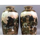 PAIR OF JAPANESE SATSUMA VASES