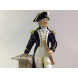 ROYAL DOULTON FIGURE OF THE CAPTAIN ALONG WITH OTHER FIGURES