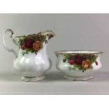 ROYAL ALBERT TEA SERVICE OLD COUNTRY ROSES PATTERN