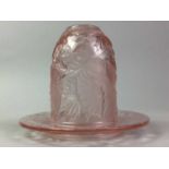 FRENCH MOULDED GLASS TABLE CENTRE