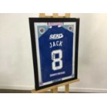 RYAN JACK SIGNED RANGERS SHIRT