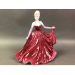 COALPORT FIGURE OF SHALL WE DANCE ALONG WITH OTHER FIGURES