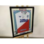 PEDRO MENDES SIGNED RANGERS SHIRT