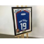 ROBIN VAN PERSIE SIGNED RANGERS FC SHIRT