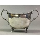 EDWARDIAN SILVER SUGAR BOWL