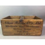 VINTAGE WOODEN WINE CARRIER