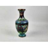 CHINESE CLOISONNE VASE ALONG WITH OTHER ITEMS