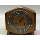 SMITHS WALNUT MANTEL CLOCK