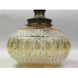 PAIR OF CRYSTAL GLASS CEILING LIGHTS 20TH CENTURY