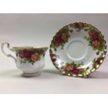 ROYAL ALBERT TEA SERVICE OLD COUNTRY ROSES