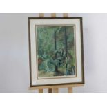 * SIR WILLIAM RUSSELL FLINT RA PRSW (SCOTTISH 1880 - 1969), SIGNED PRINT