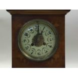 EDWARDIAN MEDAILLE D'ARGENT MANTEL CLOCK