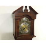 MAHOGANY GRANDMOTHER CLOCK