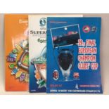 COLLECTION OF CHAMPIONS LEAGUE FINAL PROGRAMMES