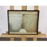 FRAMED CLEMENTINE CHURCHILL PRINTS OF A LETTER