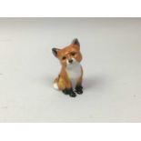 JOHN BESWICK FIGURE OF A FOX AND OTHER CERAMICS